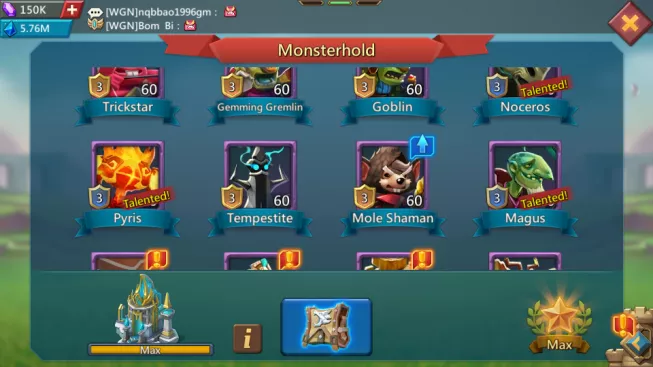 LORD866 Account 1B Mights (T4) – 645M Research – 13M Troop