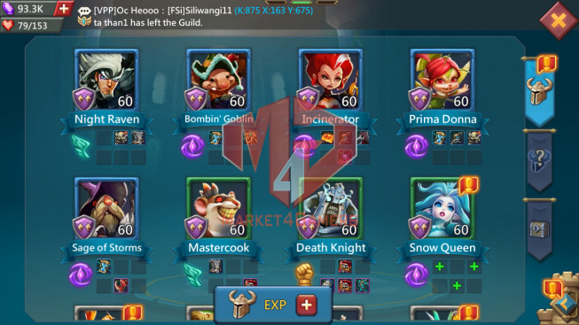 Account 211M |Kd:875- Research 134M | Troops: 1M3 | 2MS