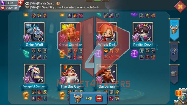[ SALE OFF ] All Devices Account 537M – 231M Research – 14M9 Troop – 315K Gems – 101K